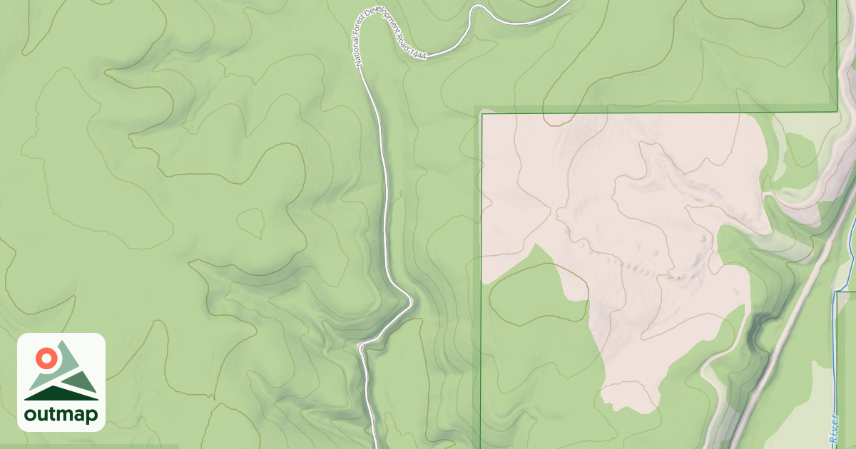 Map of POTLATCH RIVER D