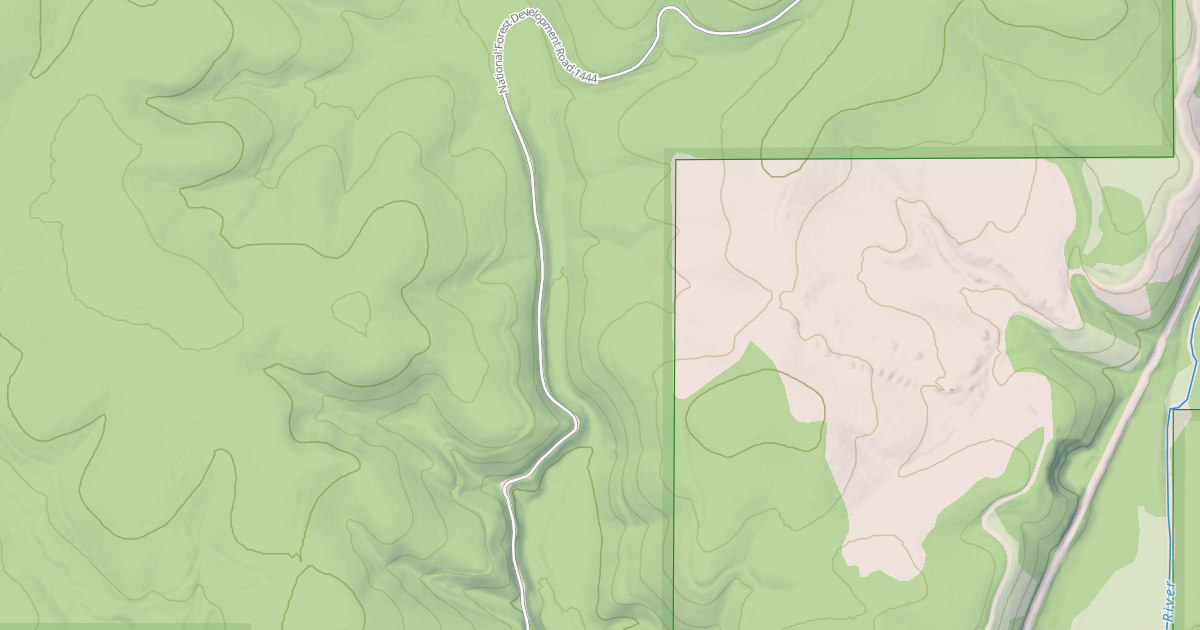 Map preview of POTLATCH RIVER D