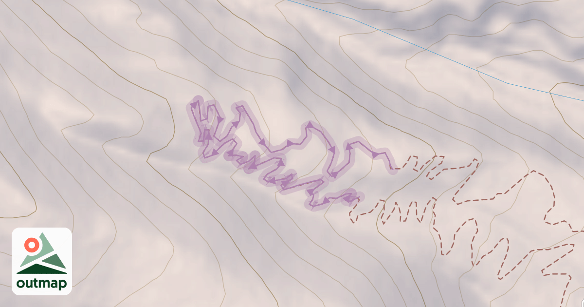 Map of Porters Full Flow Trail
