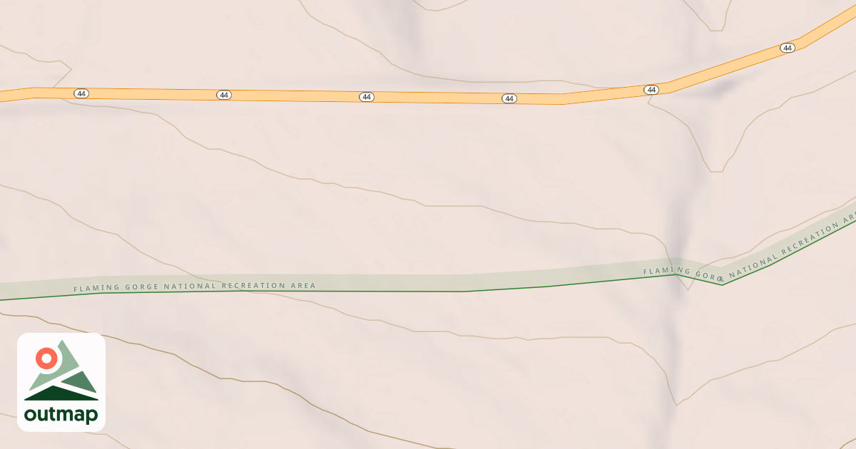 Map of ALLEN CREEK EAST DISPERSED A