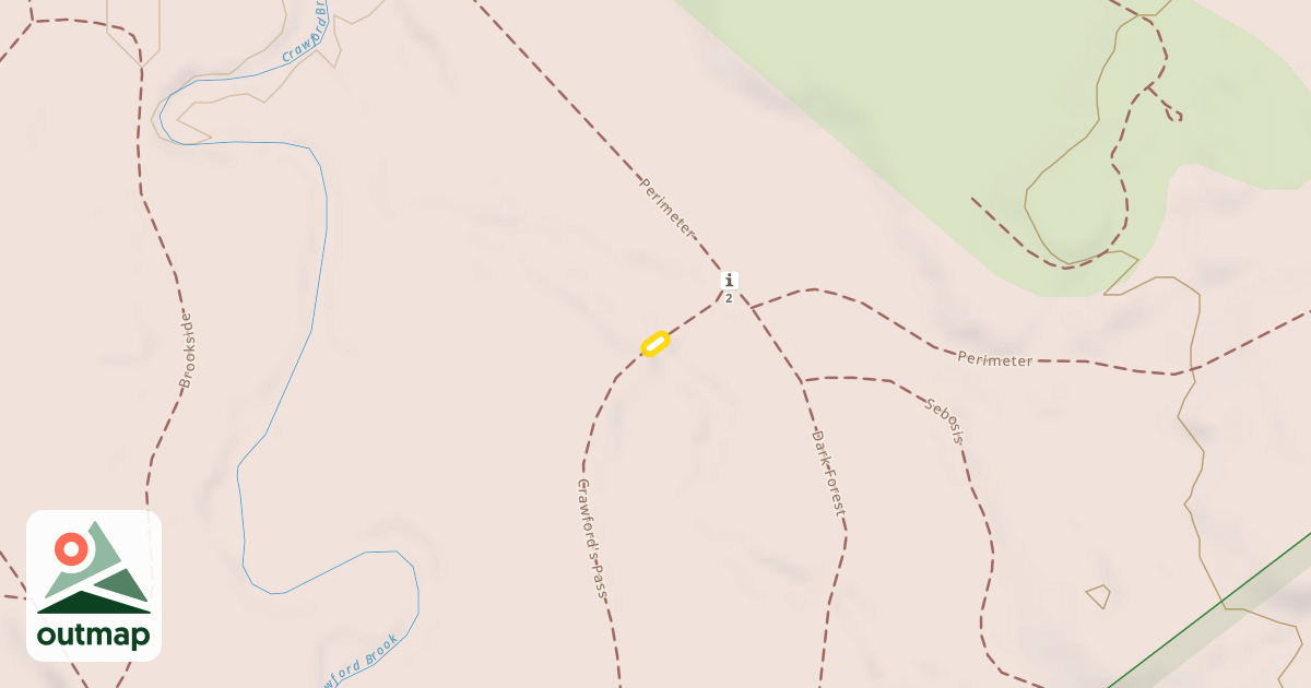 Map of Crawford's Pass
