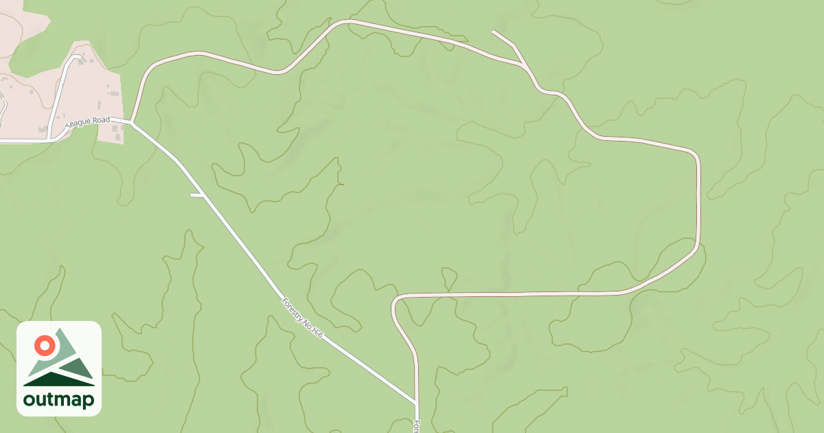 Map of USFS National Forest System Roads {34CDF0C4-278E-45ED-9A16-A07730338B24}