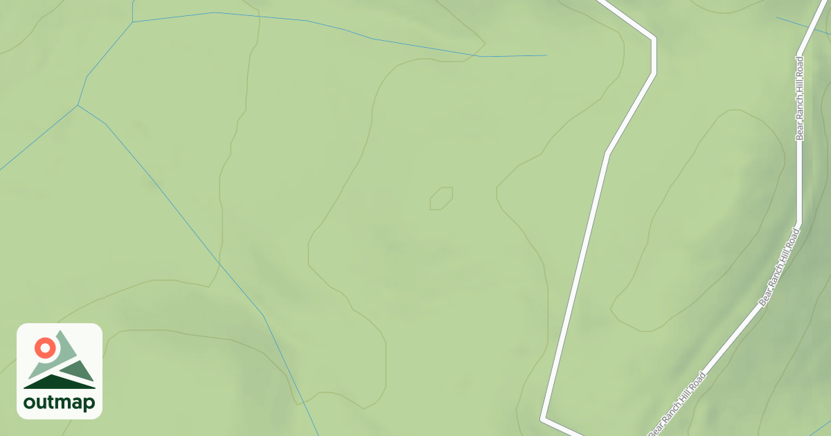 Map of MAGEE RIDGE SPUR D
