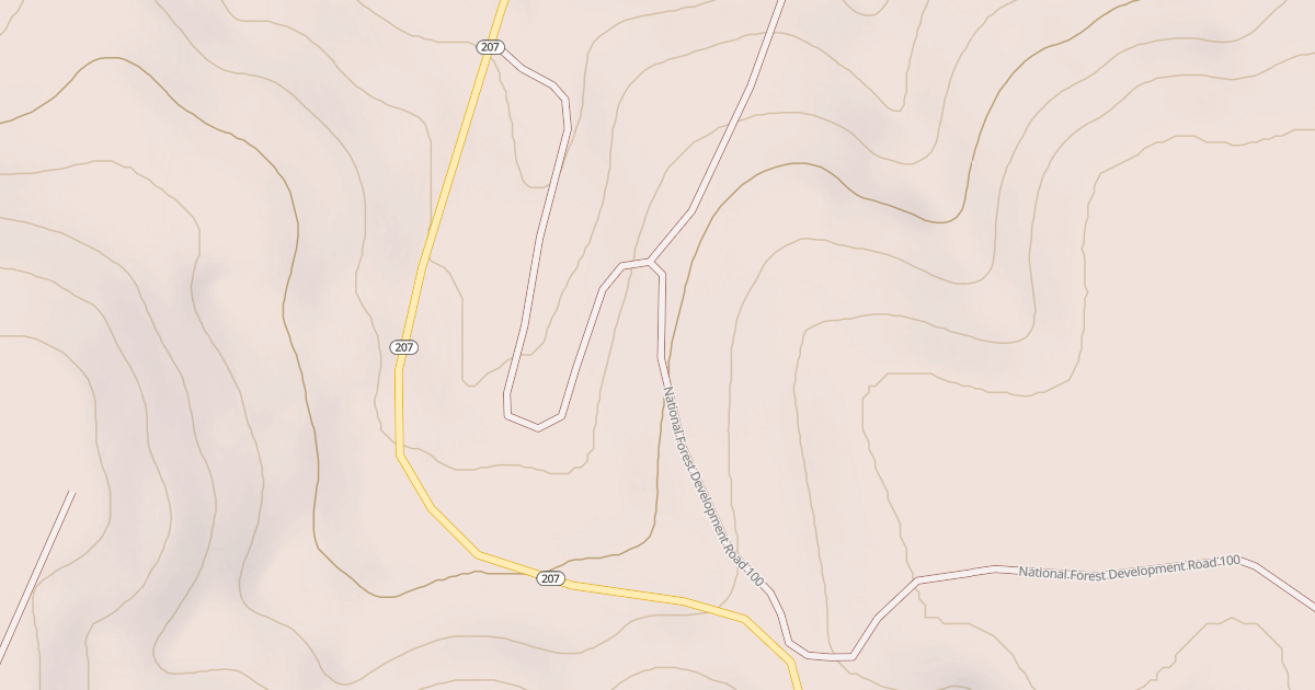 Map preview of USFS Motor Vehicle Use Map Roads {C4FD562B-72F7-4A72-BFC6-337A0B8411E9}