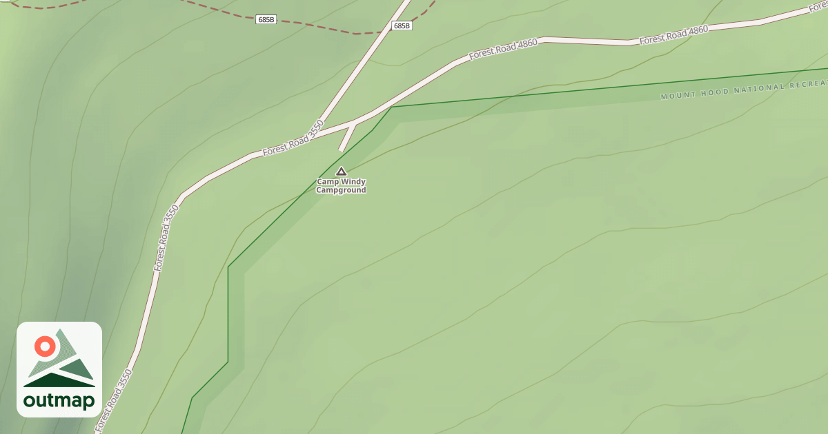 Map of CAMP WINDY C G