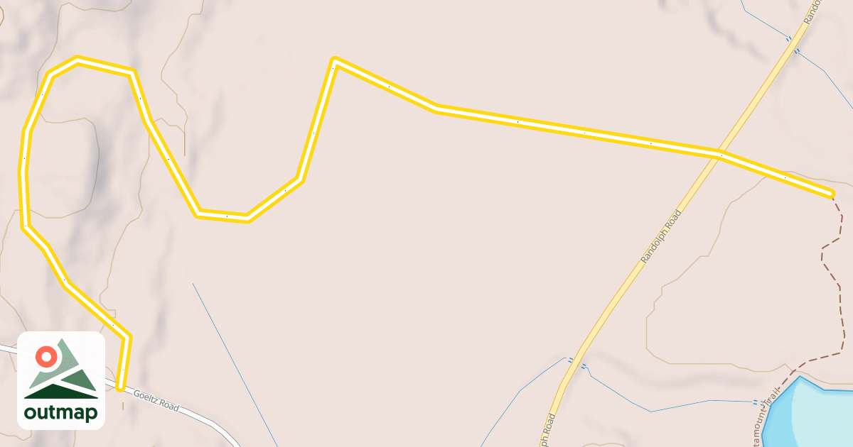 Map of Catamount Trail