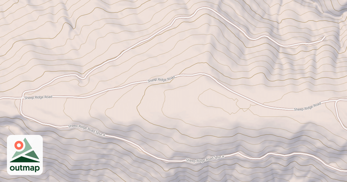 Map of SHEEP RIDGE
