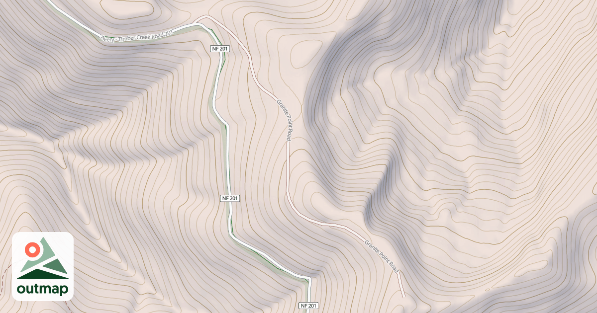 Map of GRANITE POINT RD