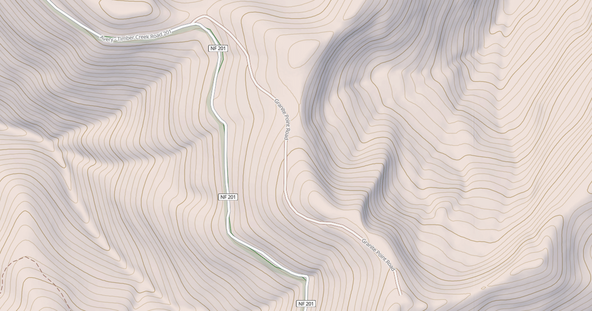 Map preview of GRANITE POINT RD