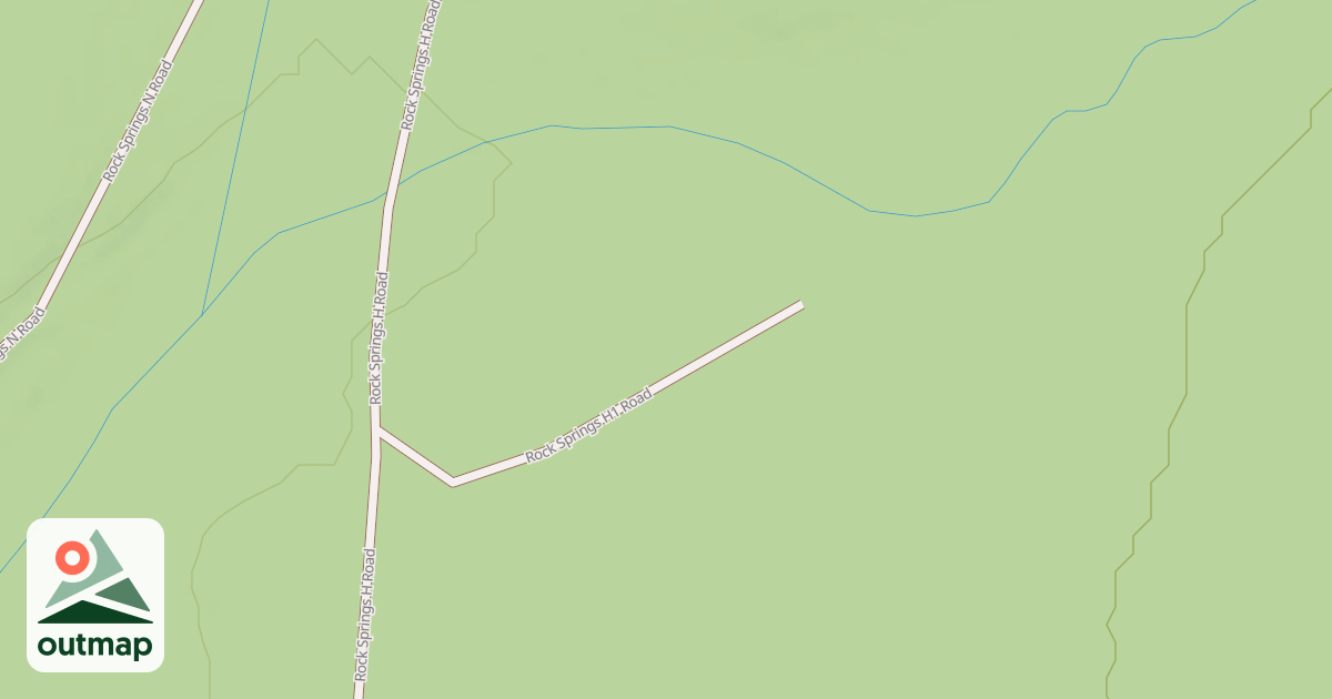 Map of ROCK SPRINGS H1