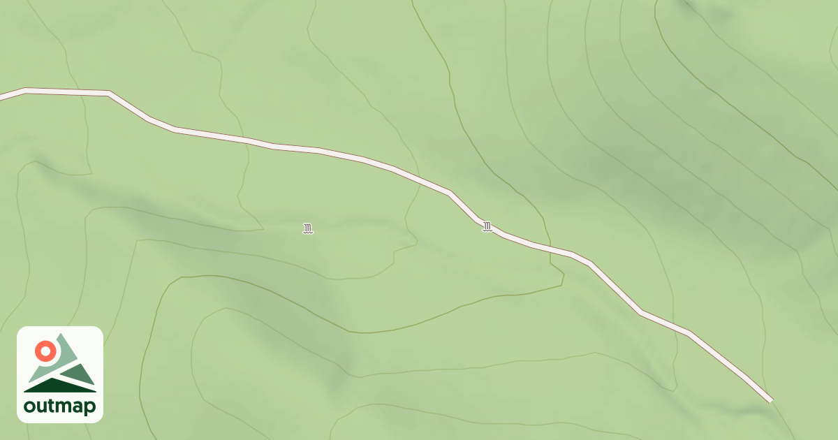 Map of LEBEAU CREEK SPUR