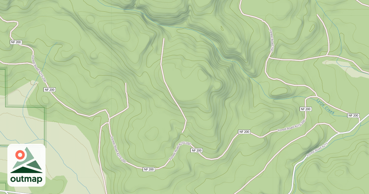 Map of USFS Motor Vehicle Use Map Roads {51BAE4C1-FA8E-4959-B544-BDB0E0D13A8A}