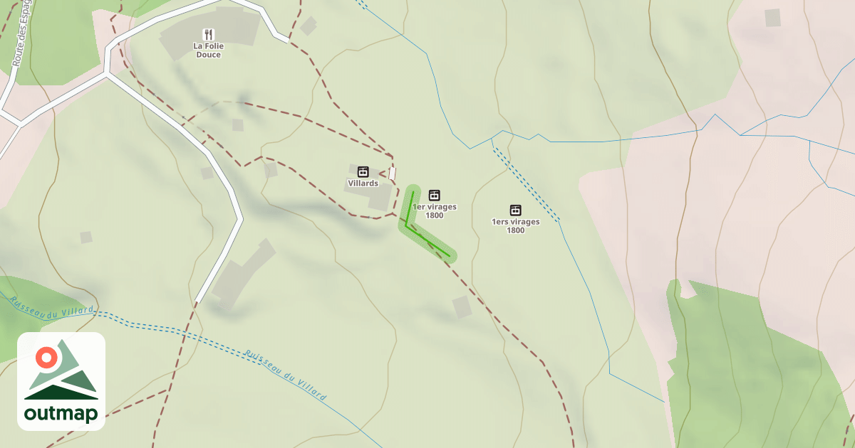 Map of Arpette