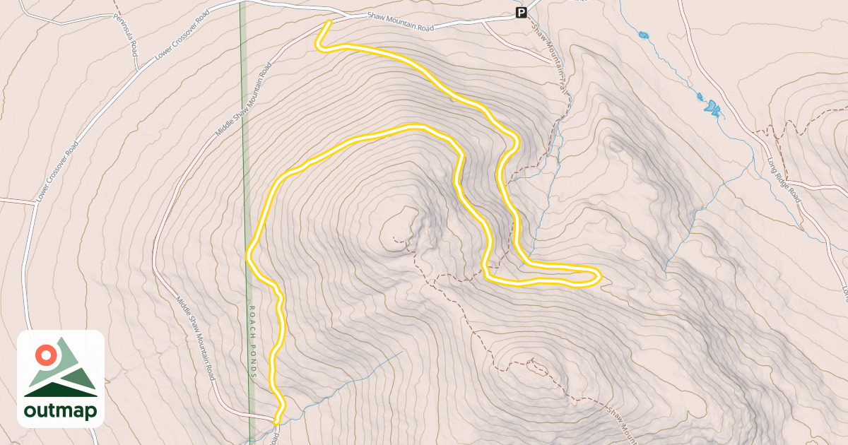 Map of Skyline Trail