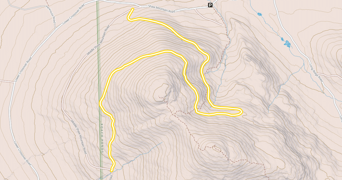 Map preview of Skyline Trail