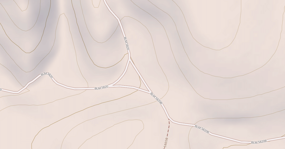 Map preview of BLM National GTLF Public Motorized Roads 838d21f5-cdde-44fc-b664-5a881eb4cd84