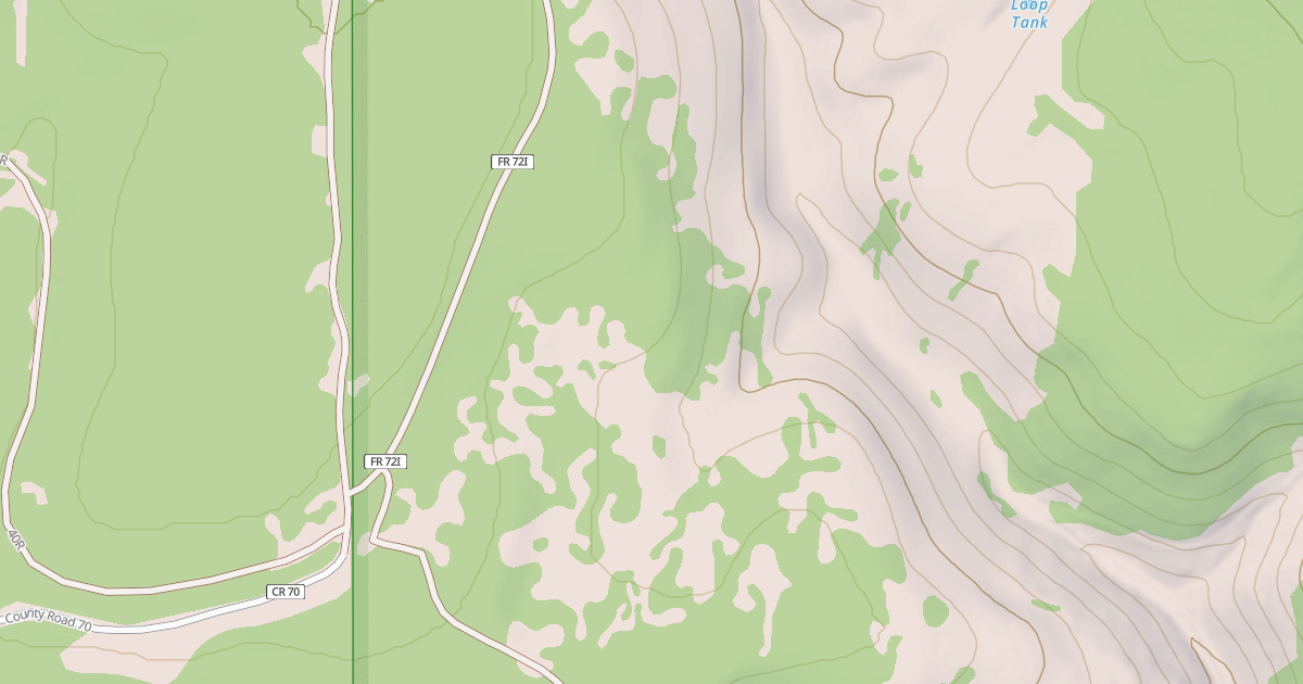 Map preview of USFS National Forest System Roads {05AF73EB-E217-43DC-ACE6-2DCB20A6DAAA}