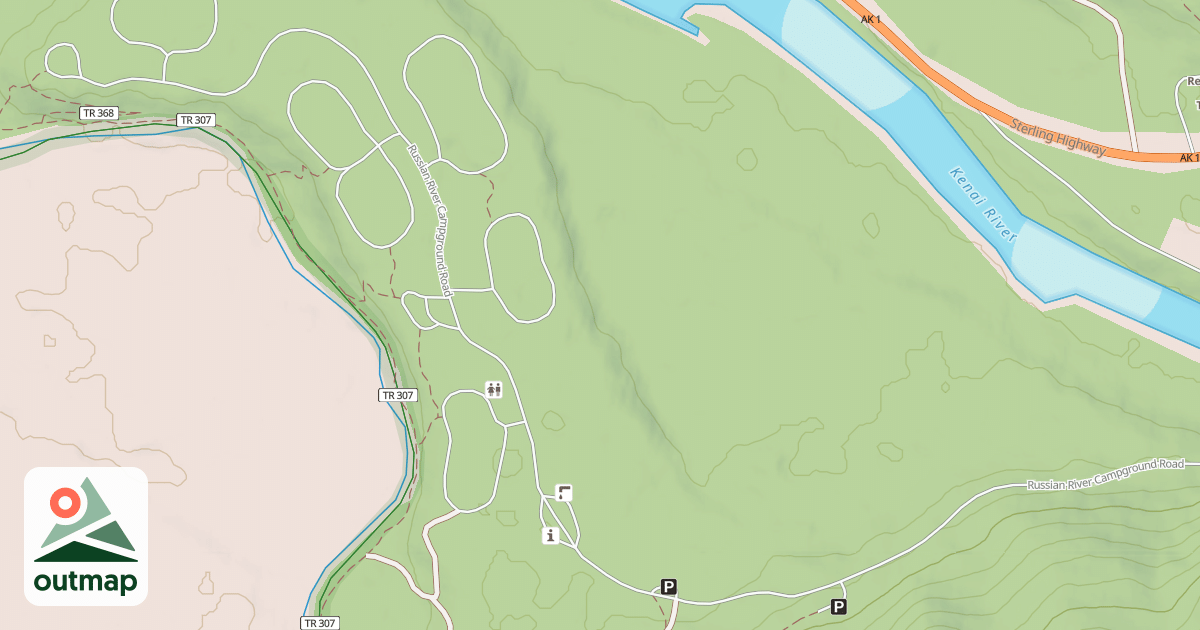 Map of RUSSIAN RIVER CG WELL RD