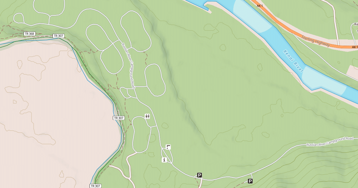 Map preview of RUSSIAN RIVER CG WELL RD
