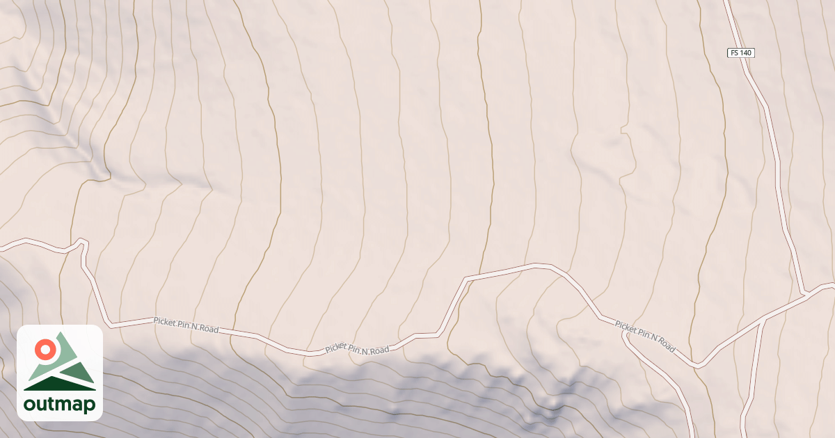 Map of PICKET PIN N