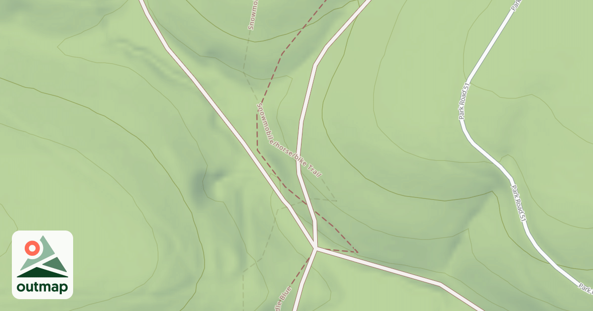 Map of Snowmobile Trail