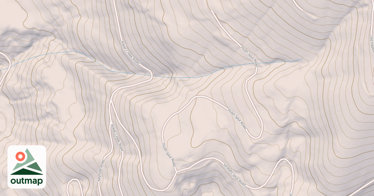 Map of FLUSH SPUR