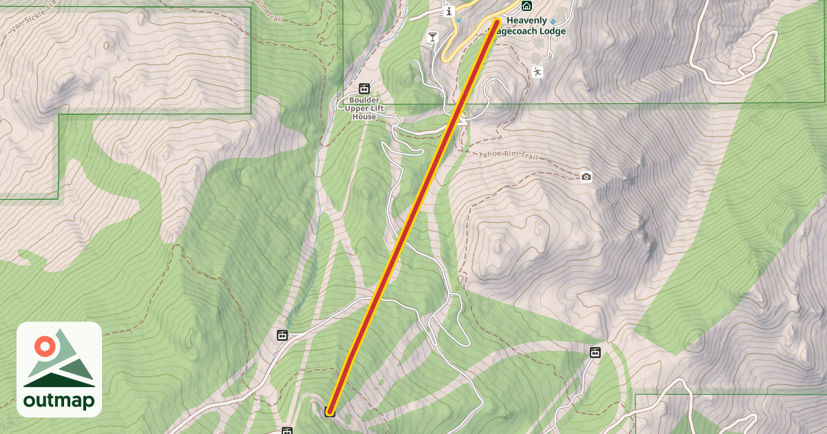 Map of Stagecoach Express
