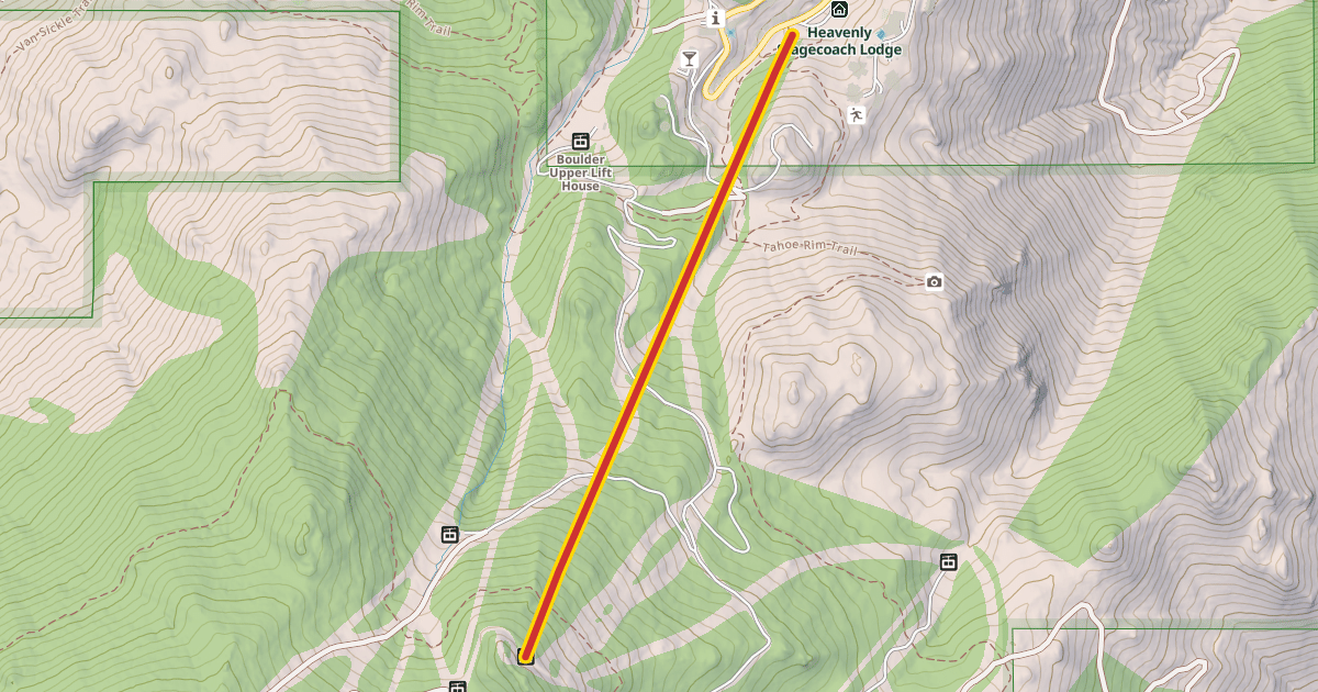 Map preview of Stagecoach Express