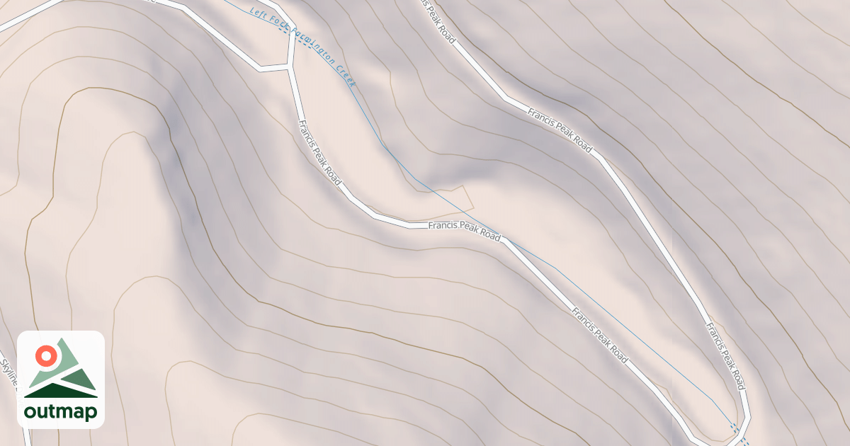 Map of Gwt Francis Peak To Morgan Co.