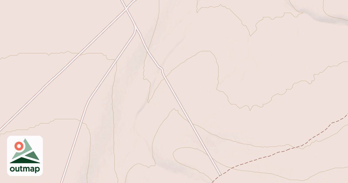 Map of Bloody Shins Trail
