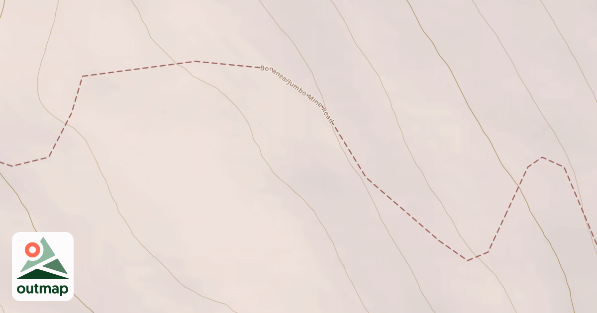 Map of Bonanza/Jumbo Mine Trail