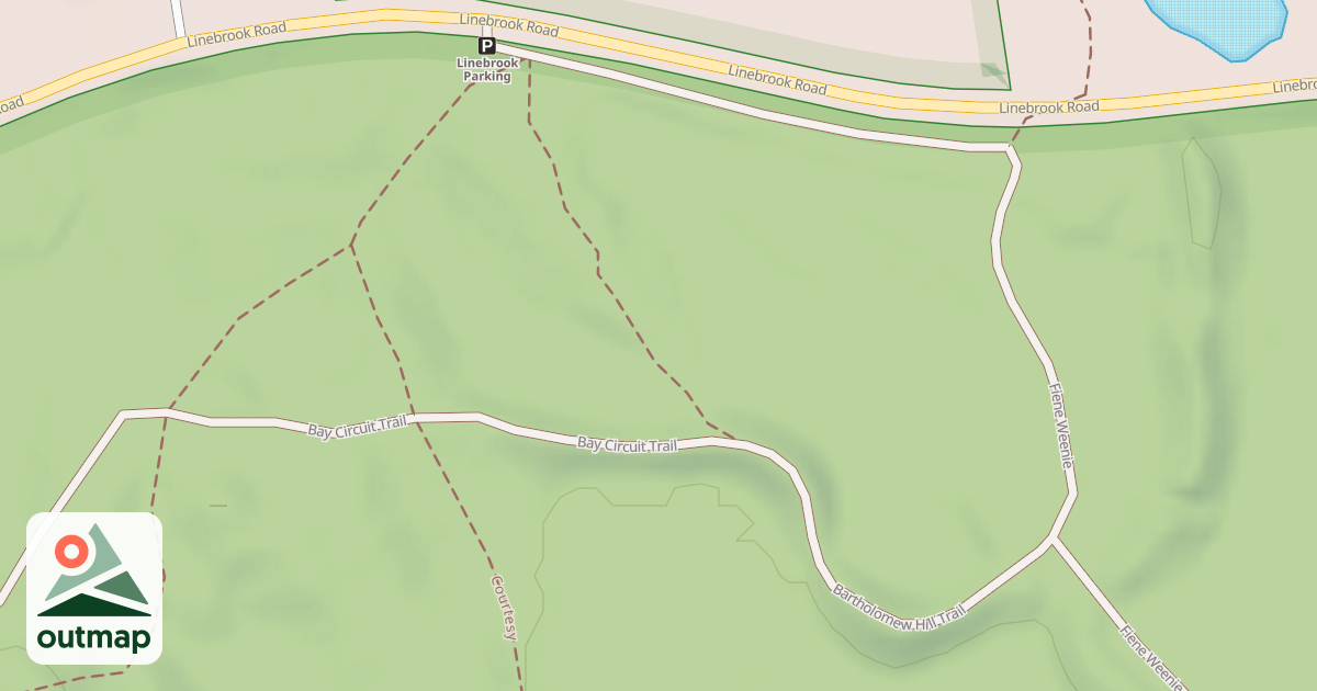 Map of Bay Circuit Trail