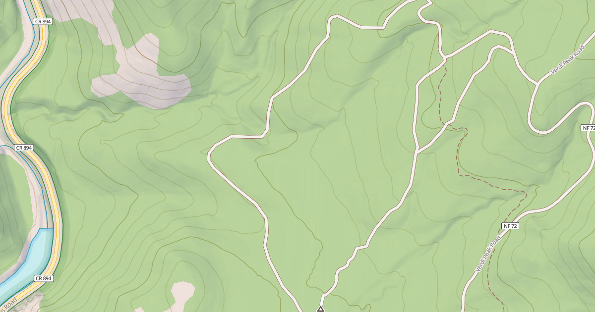 Map preview of BOCA SPRGS 4WD TIE