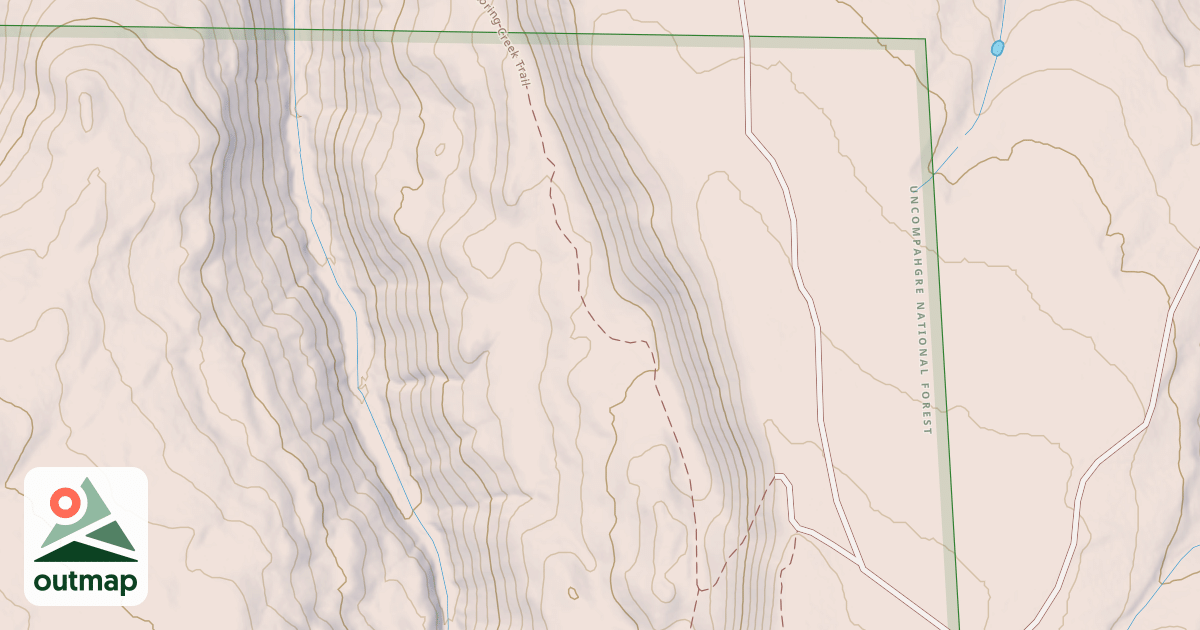 Map of Lower Spring Creek Trail
