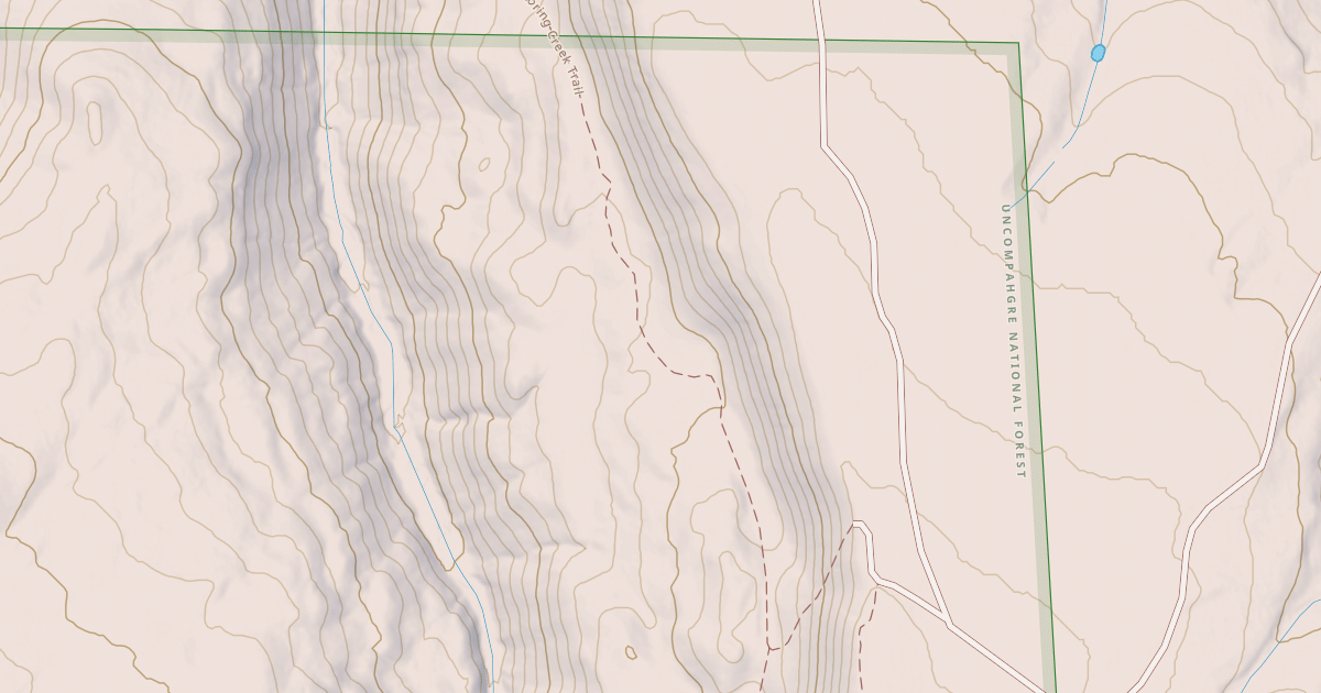 Map preview of Lower Spring Creek Trail