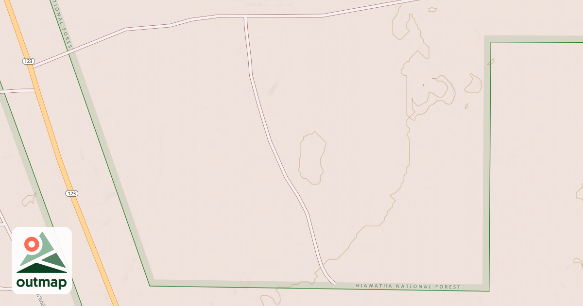 Map of DUCK LAKE SPUR A