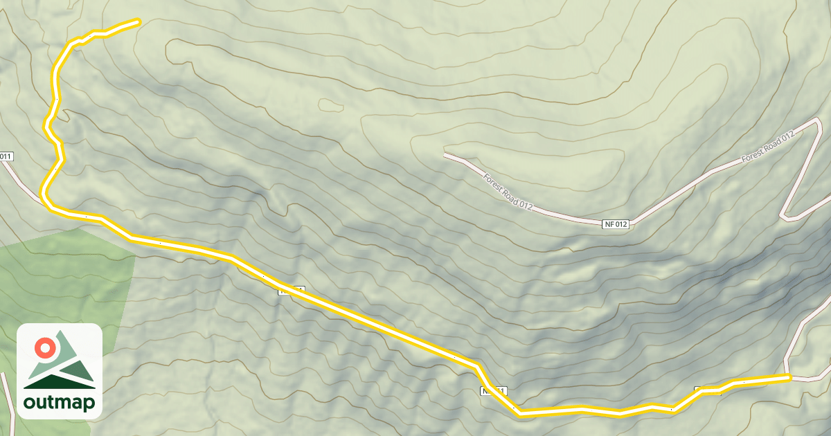 Map of Forest Road 011