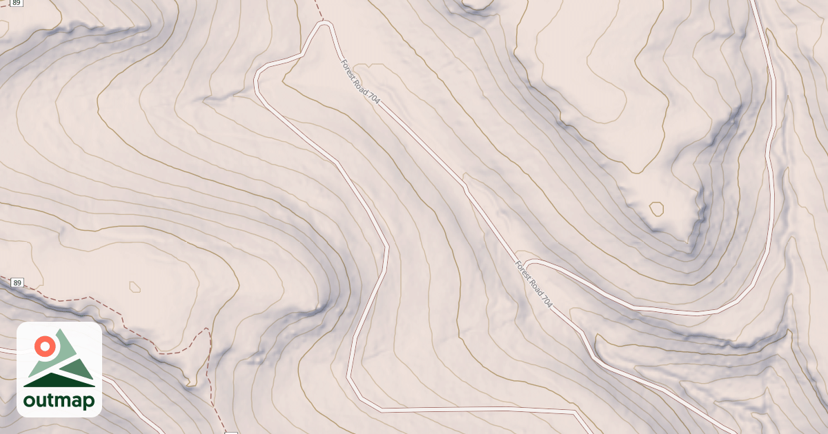 Map of BURNT BRANCH 1B