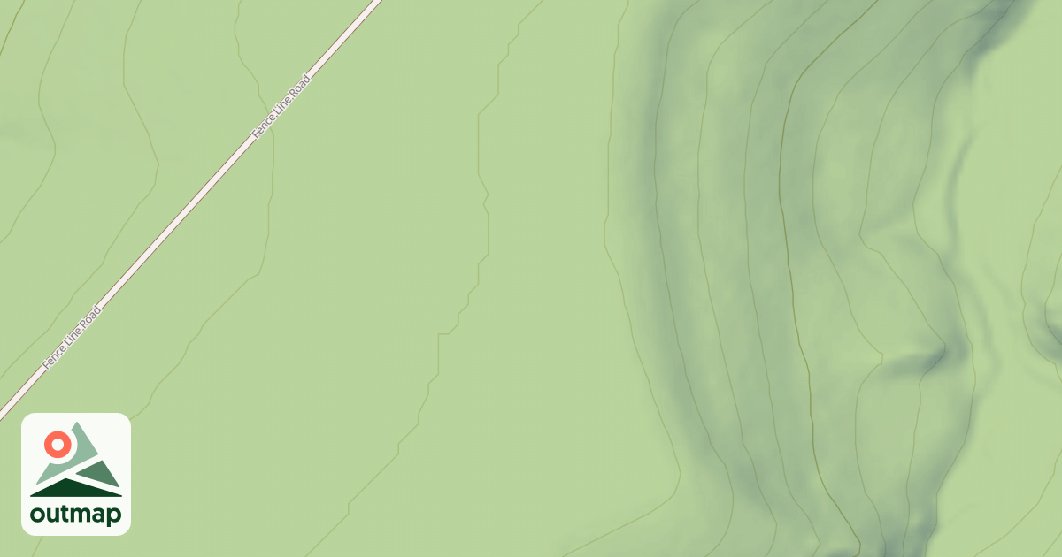 Map of FENCELINE SPUR 5B