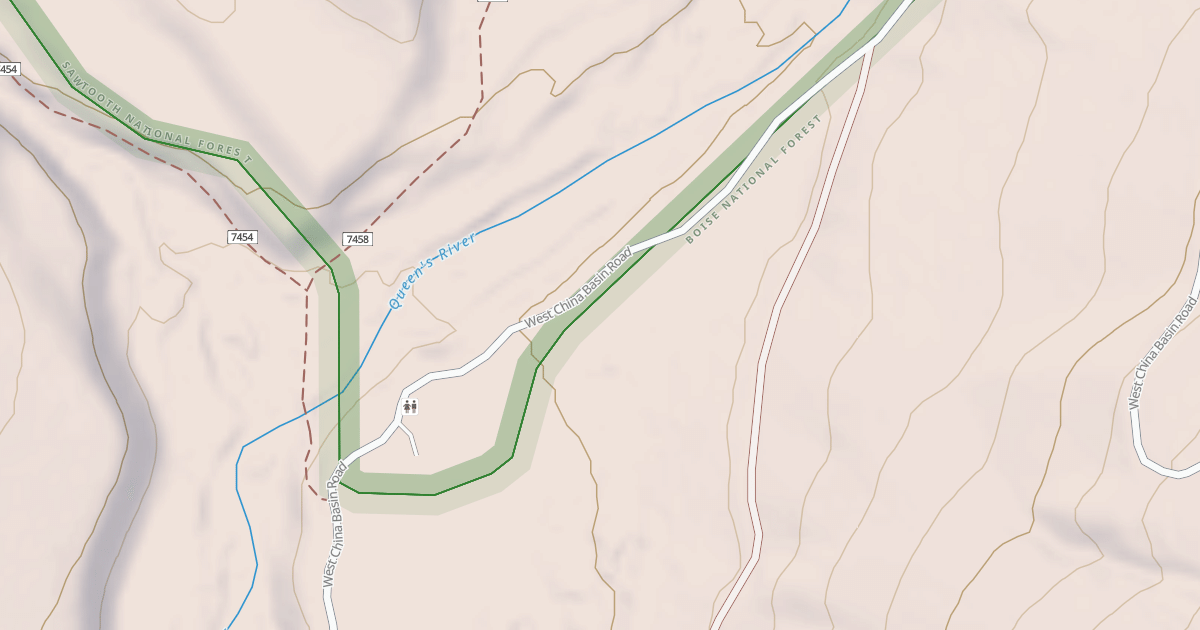 Map preview of QUEENS RIVER
