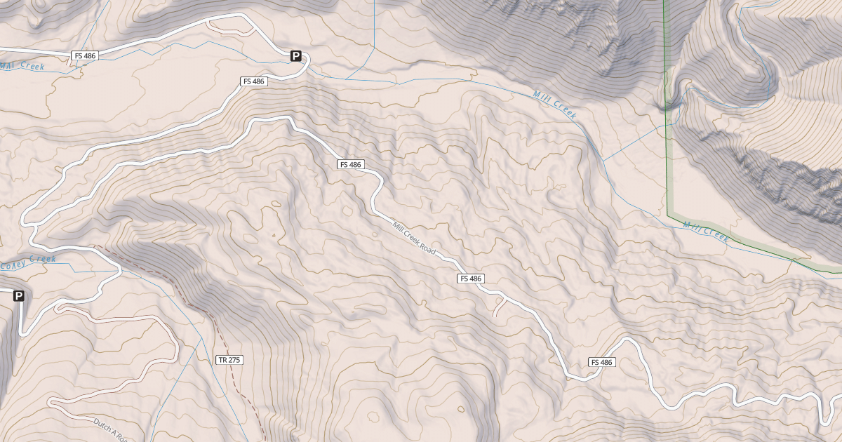 Map preview of MILL CREEK