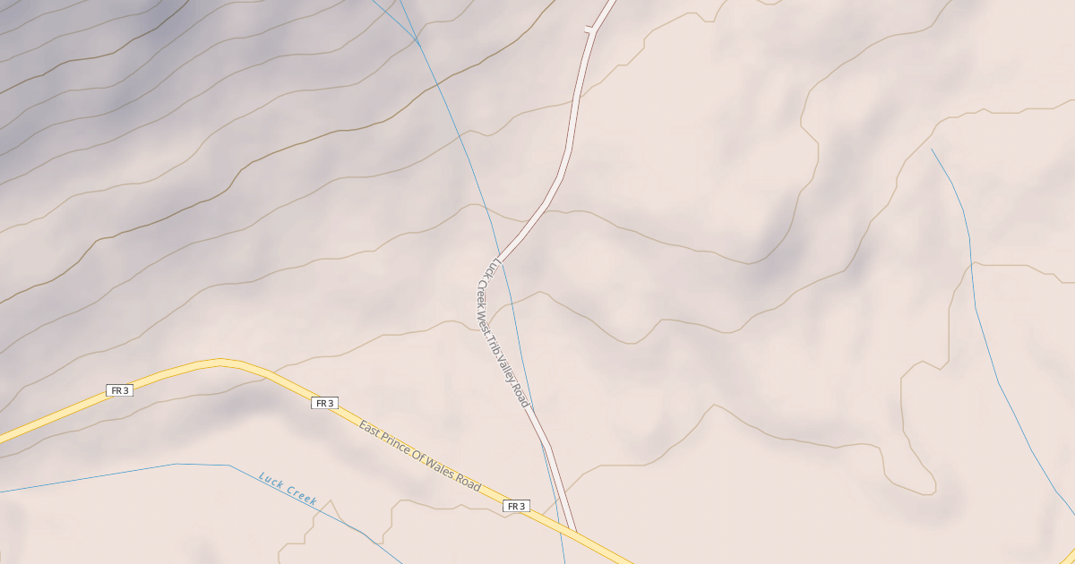Map preview of LUCK CREEK WEST TRIB VALLEY