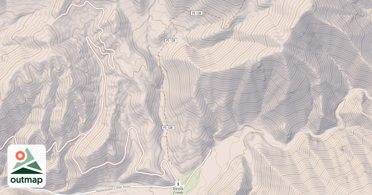 Map of Devils Creek