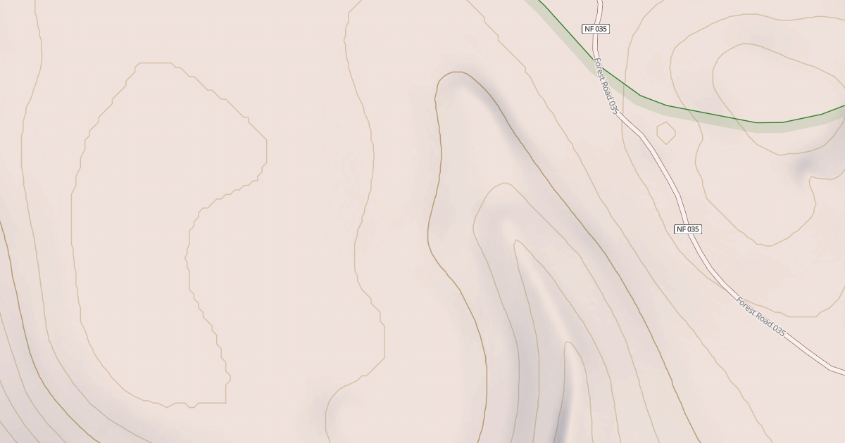 Map preview of USFS National Forest System Roads {39A1F60E-EB24-45AE-B83B-D5B40A370A34}