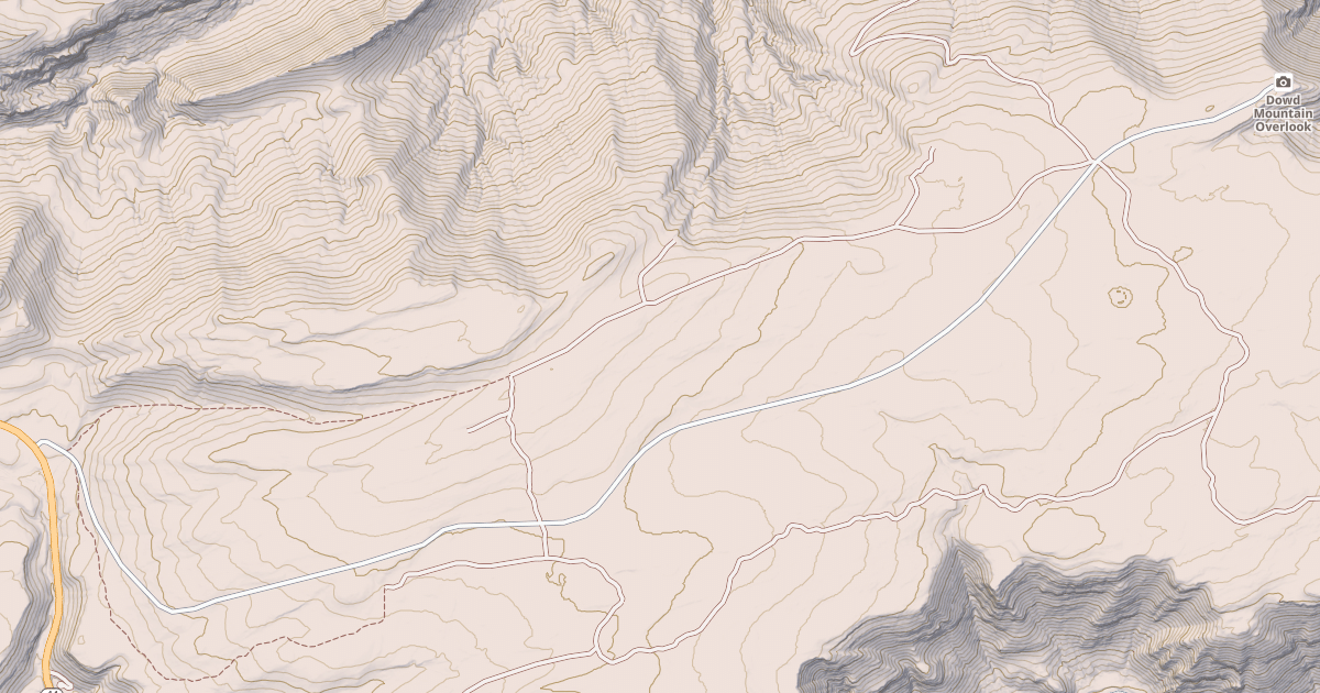 Map preview of DOWDS MOUNTAIN