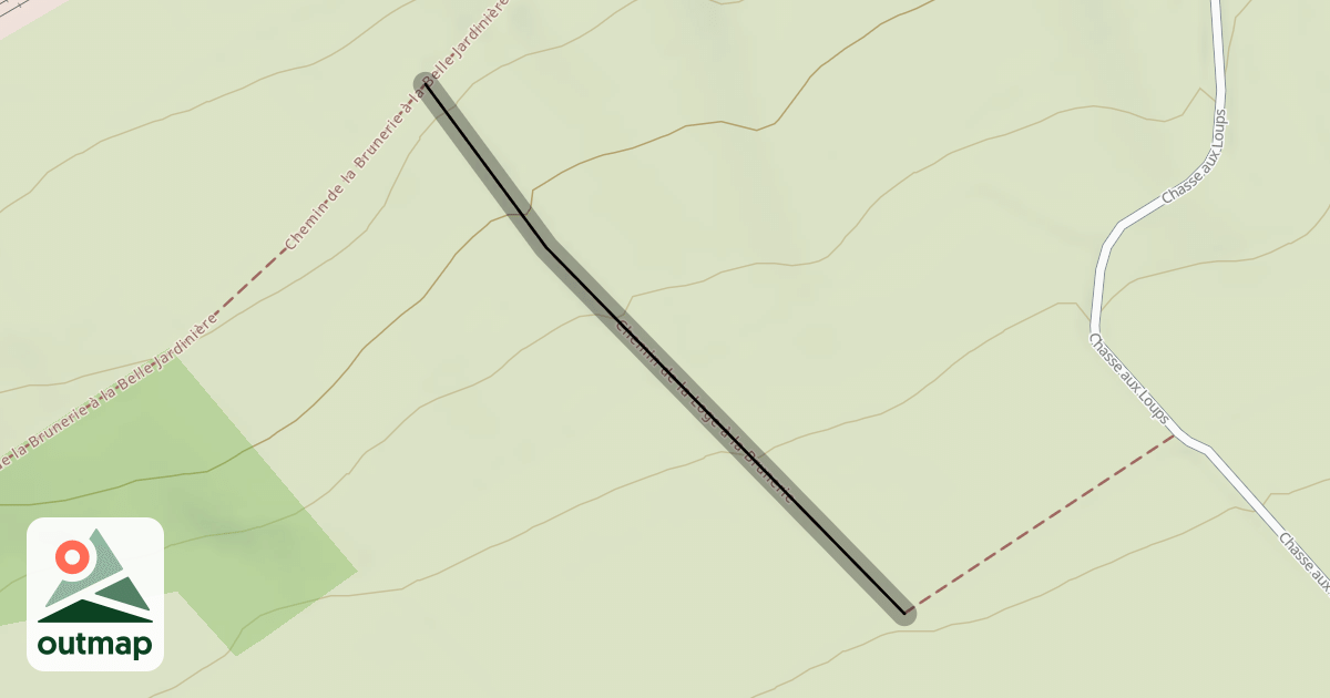 Map of Chemin de la Loge à la Brunerie