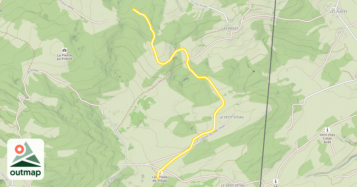 Map of Les Prises