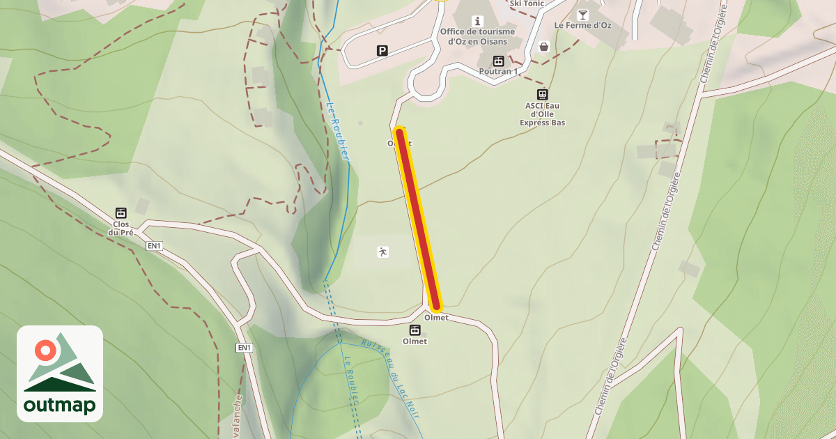 Map of Tapis Olmet