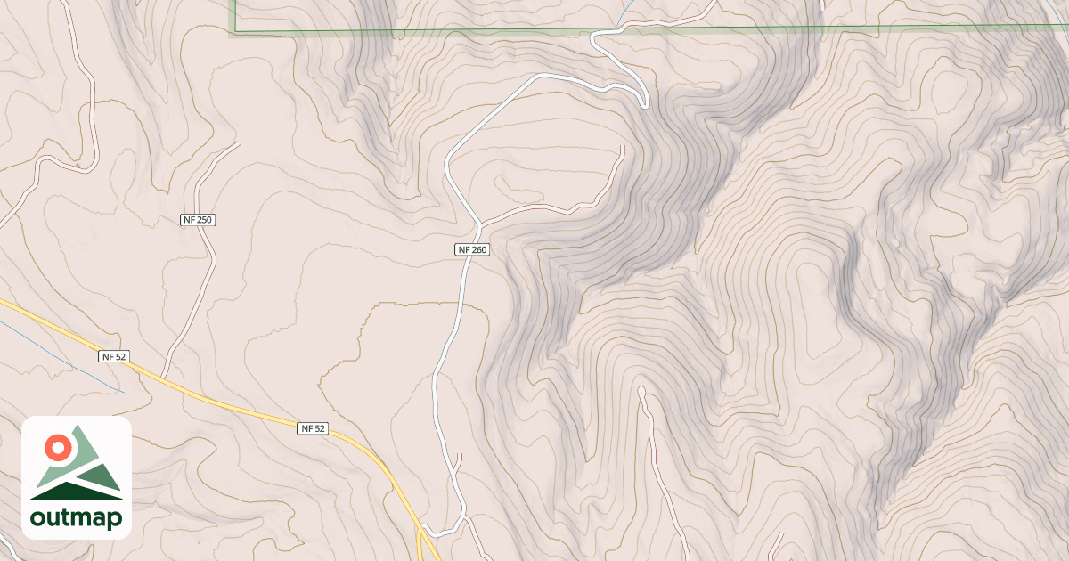 Map of USFS Motor Vehicle Use Map Roads {459E0FAC-7725-4406-A317-0FE761FDB97B}