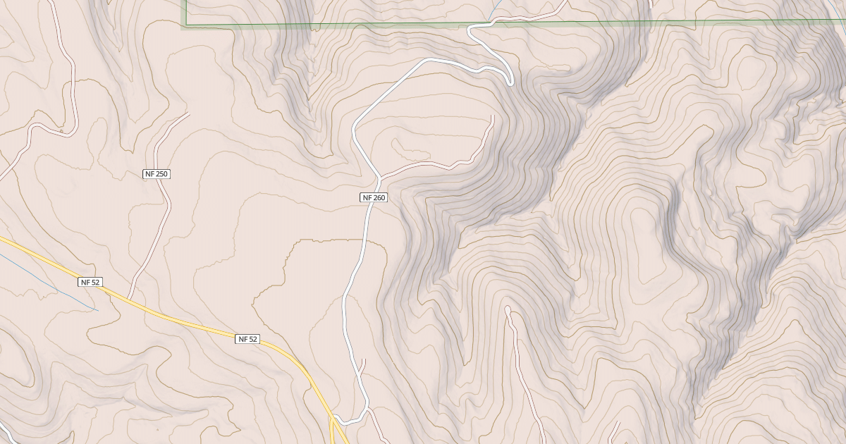 Map preview of USFS Motor Vehicle Use Map Roads {459E0FAC-7725-4406-A317-0FE761FDB97B}